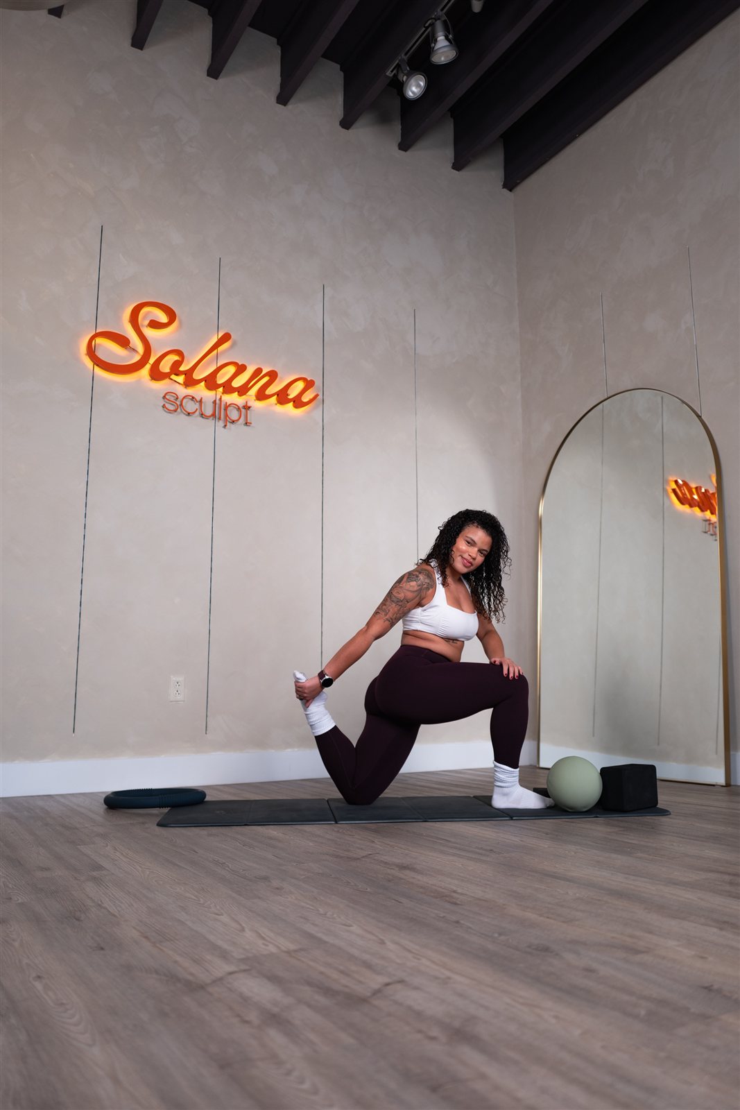Solana Sculpt coaching session